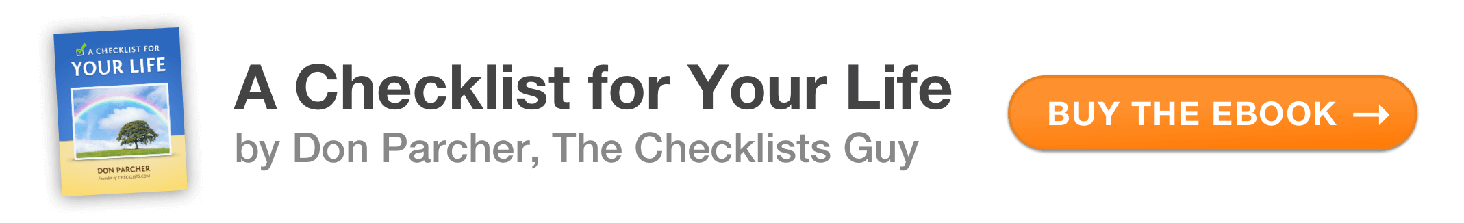 Ebook: A Checklist for Your Life